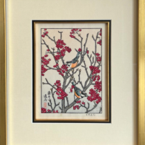 TY06 I “Red Berries” I Woodblock print I 60" x 40" I $1850